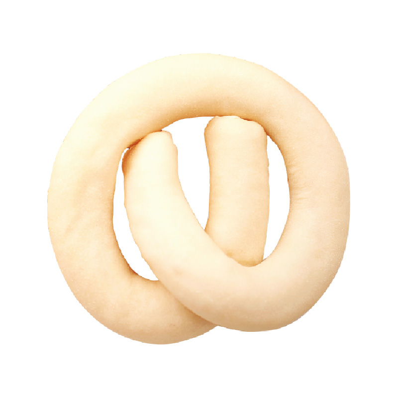 EXPANDED RAWHIDE BREZEL