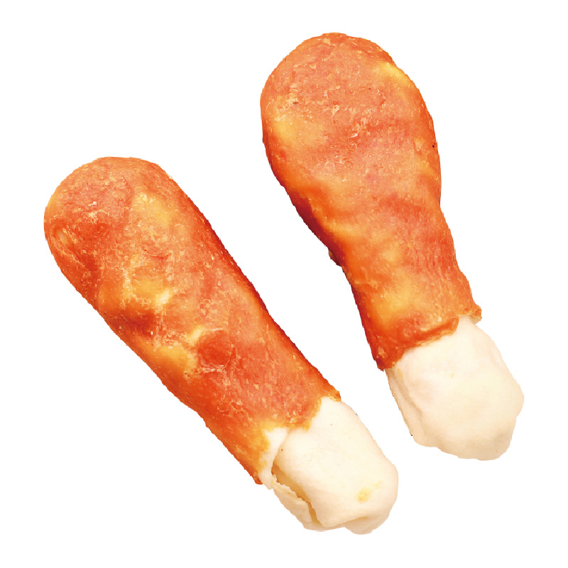 EXPANDED RAWHIDE ROLL WITH CHICKEN PASTE