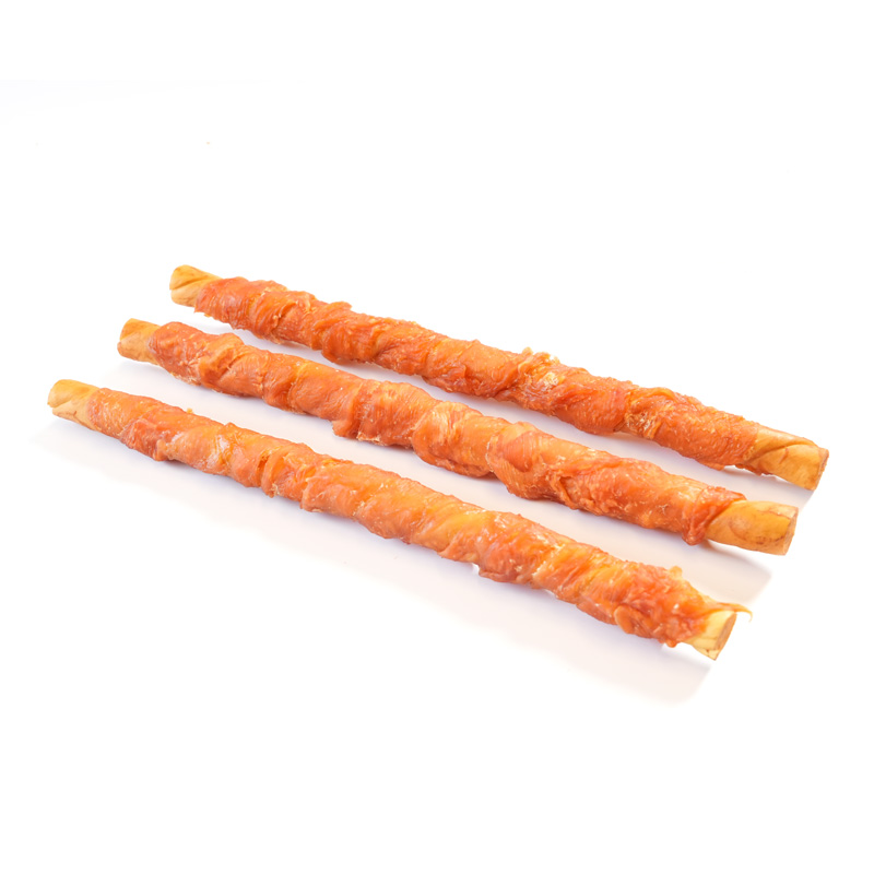 33cm collagen smoked stick wrapped chicken