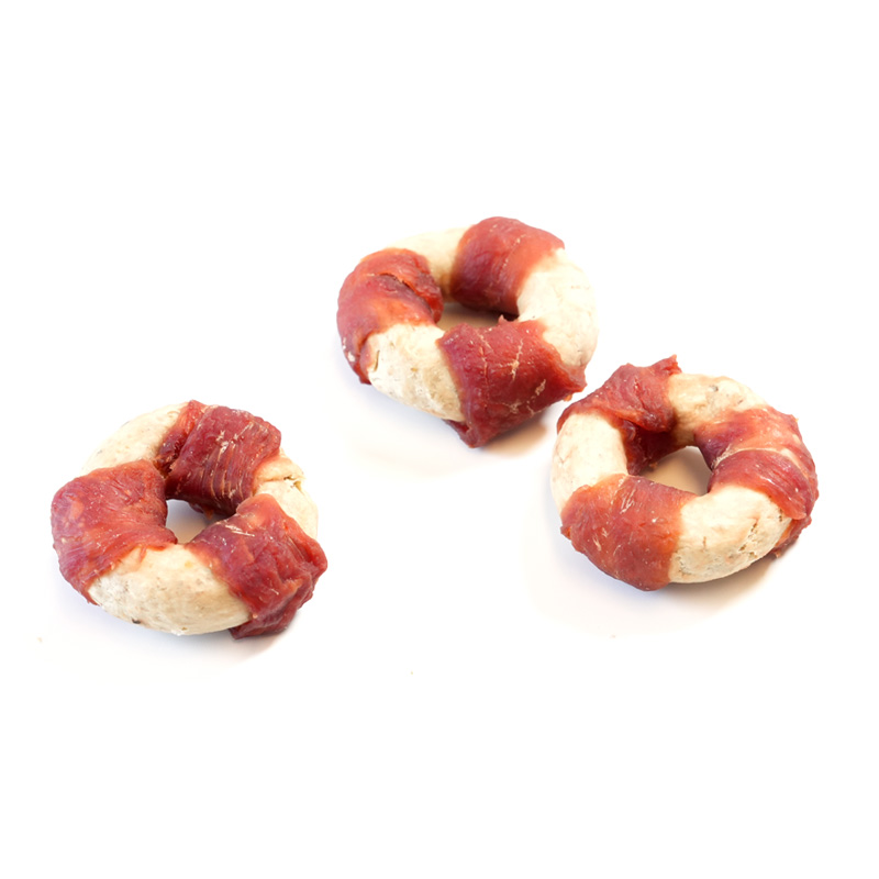 collagen donut wrapped duck