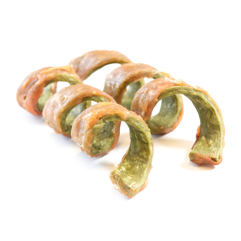 collagen spinach Spiral wrapped chicken