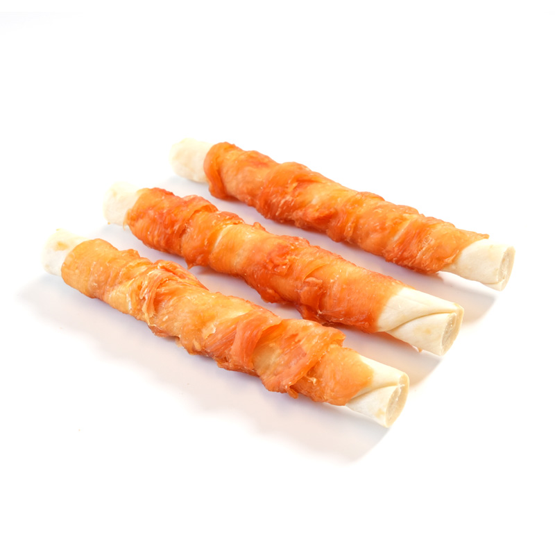 collagen stick wrapped chicken 