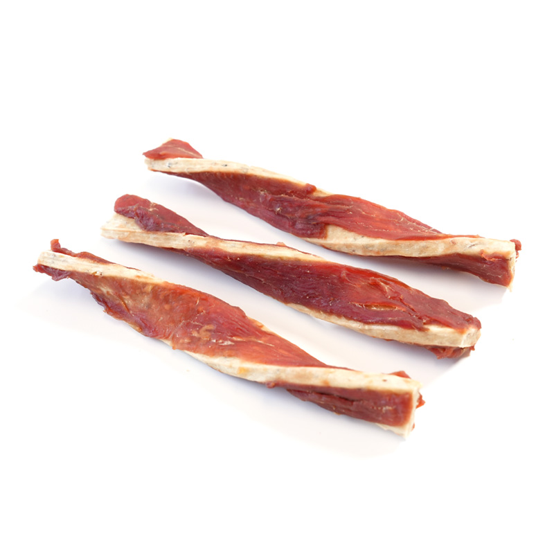 collagen twist wrapped duck