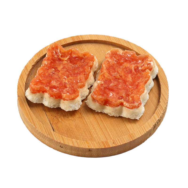 fermented rawhide biscuits  coated chicken