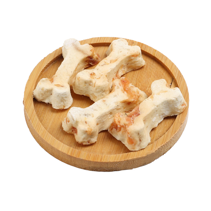 fermented rawhide pressed bone with chicken