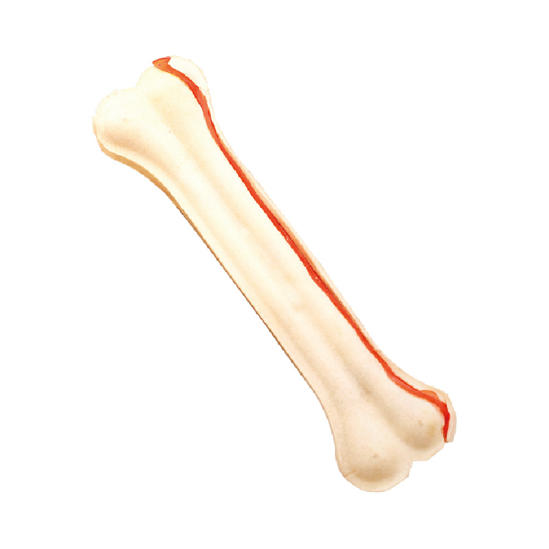 DOUBLE COLORS RAWHIDE PRESSED BONE