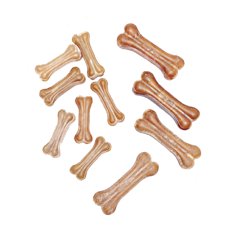 NATURAL RAWHIDE PRESSED BONE