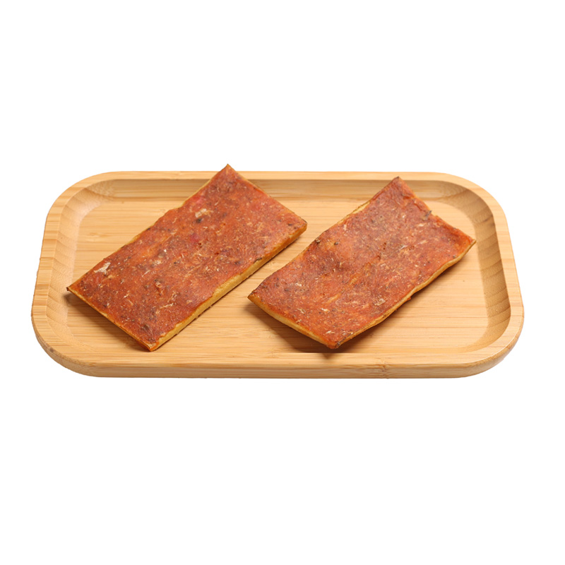 Smoked chicken rawhide chips