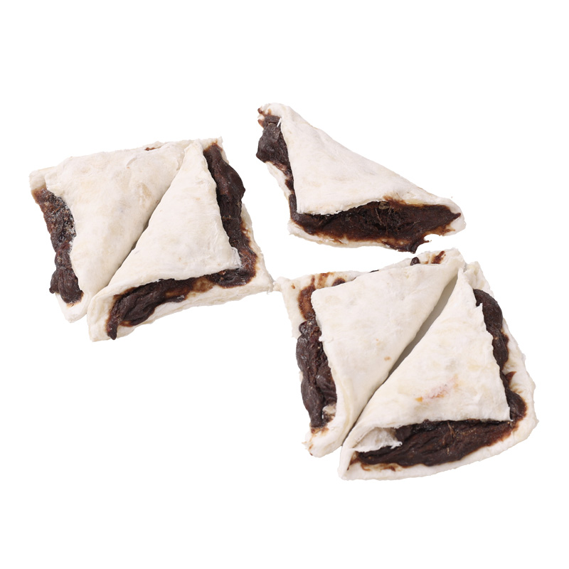Collagen sandwich with beef liver and tripe